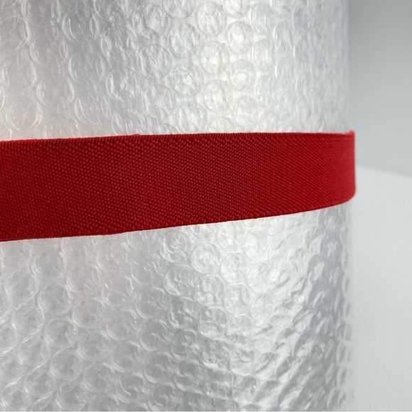 Vintage Stretch Belt Red Flames Clasp Adjustable Length - Picture 6 of 6